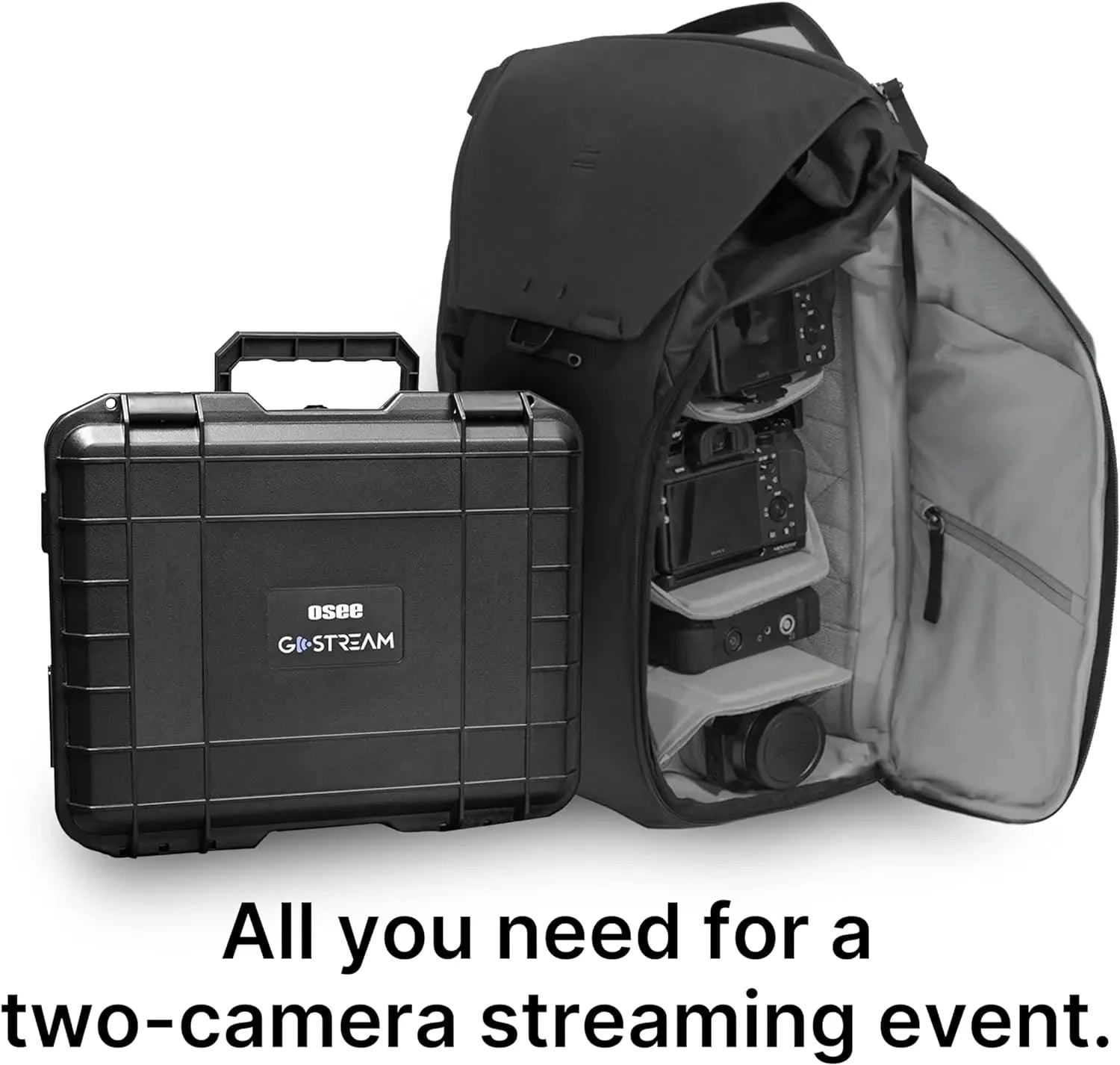 Osee Go Stream Pro All - in - One Deck Video Mixer Switcher – Multi Format Live Streaming Switcher with 14" Screen, 4xHDMI Inputs - ZAMAR AUDIO SOLUTIONS