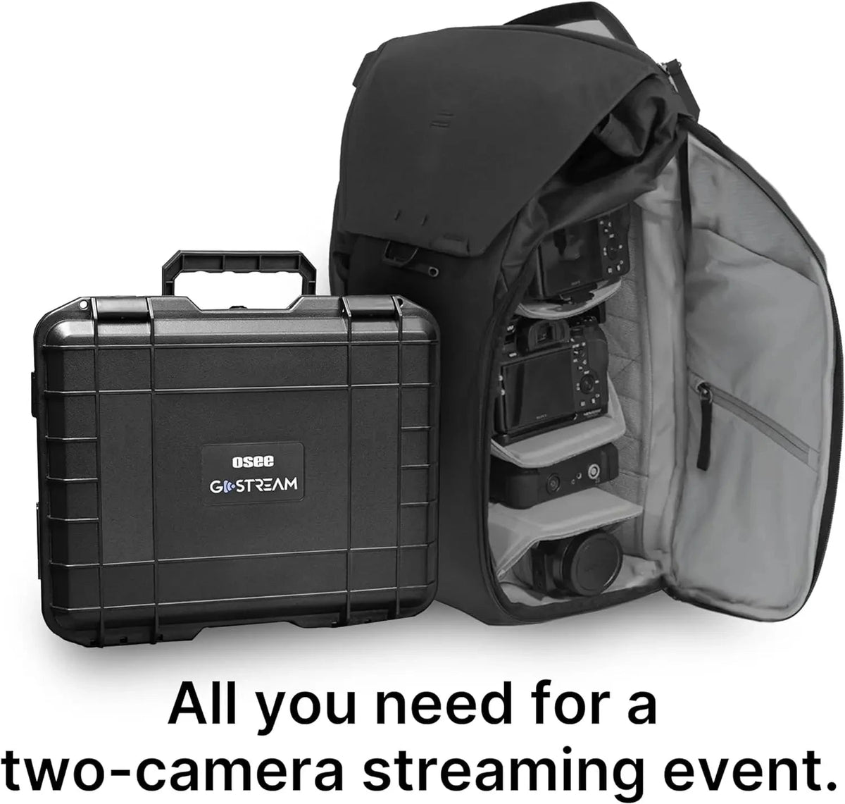 Osee Go Stream Pro All-in-One Deck Video Mixer Switcher – Multi Format Live Streaming Switcher with 14" Screen, 4xHDMI Inputs - ZAMAR AUDIO SOLUTIONS