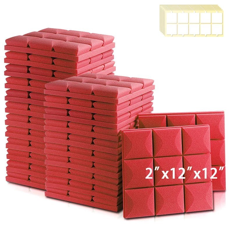 Panel Acoustic – 6/12/24 Pcs, High Density Soundproofing Foam Wall, Studio Acoustic Sponge, KTV Sound Insulation Treatment - ZAMAR AUDIO SOLUTIONS