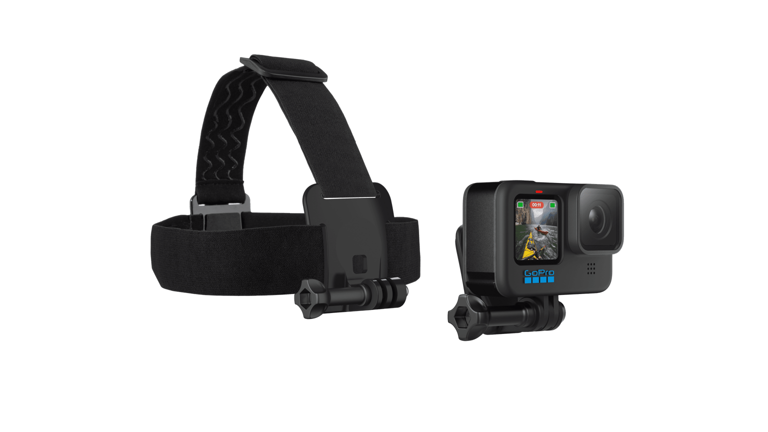 GoPro Head Strap + QuickClip adjustable POV mount — Kenya