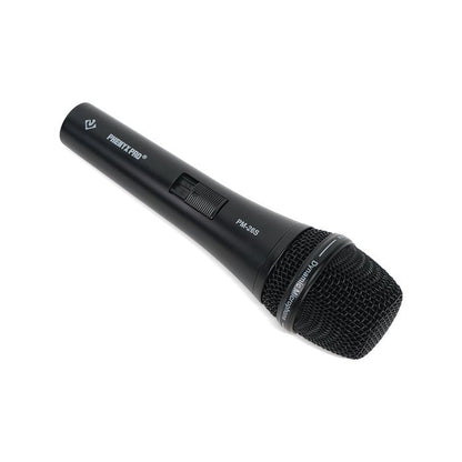 Phenyx Pro PM-26S Microphone Kenya, angled side view showing on/off switch and grille