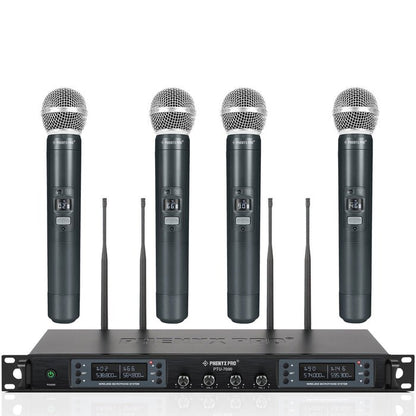 Phenyx Pro PTU-7000-4H 4-Channel Wireless Microphone System - ZAMAR AUDIO SOLUTIONS