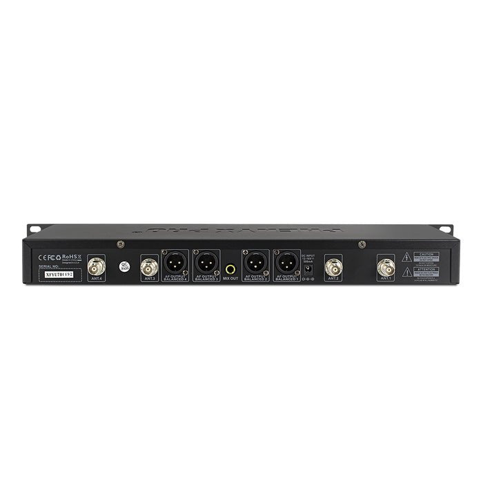 Phenyx Pro PTU-7000-4H 4-Channel Wireless Microphone System - ZAMAR AUDIO SOLUTIONS