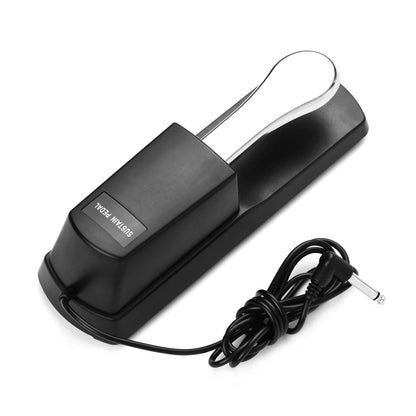 Piano Sustain Pedal Keyboard Damper Pedal – 6.35mm Plug Compatible with Casio, Yamaha, Roland Electronic Organ - ZAMAR AUDIO SOLUTIONS