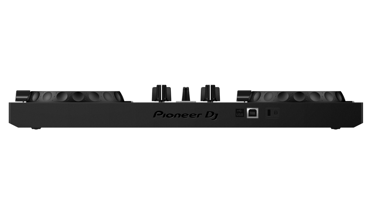 Pioneer DDJ-200 DJ controller Kenya — rear panel showing USB-B port and Pioneer DJ branding on back edge