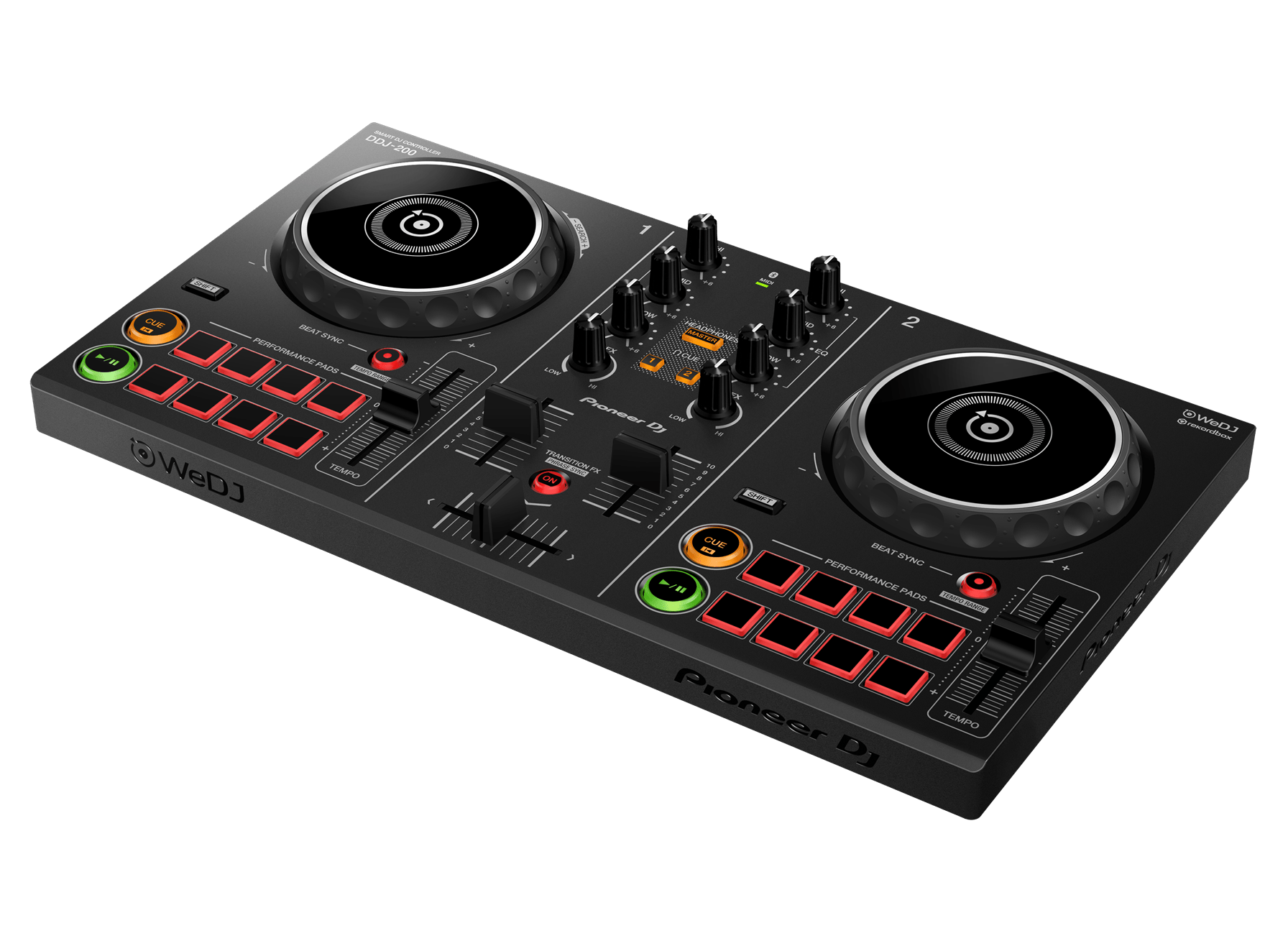 Pioneer DDJ‑200 2‑Channel Smart DJ Controller with Bluetooth & App Integration - ZAMAR AUDIO SOLUTIONS