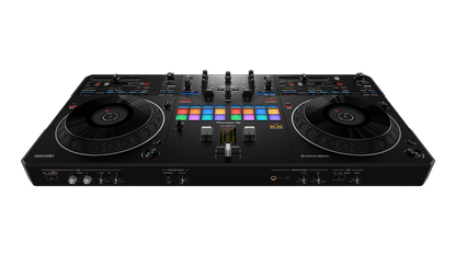 Pioneer DDJ-REV5 DJ Controller – Front View with Large Jog Wheels