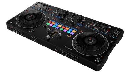 Pioneer DDJ-REV5 DJ Controller – Front View with Large Jog Wheels