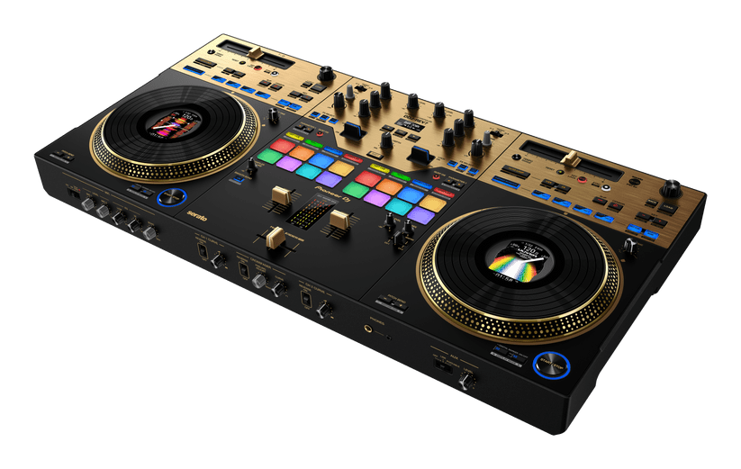 Pioneer DDJ-REV7 DJ Controller side profile – 2-channel scratch controller
