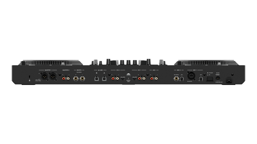 Pioneer DDJ-REV7 DJ Controller USB and audio output connections