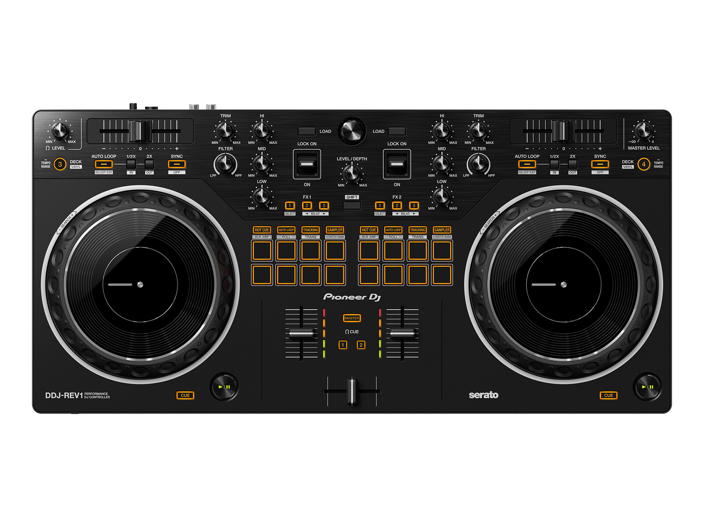 Pioneer DJ DDJ - REV1 – Scratch - Style 2 - Channel DJ Controller for Serato DJ Lite - ZAMAR AUDIO SOLUTIONS