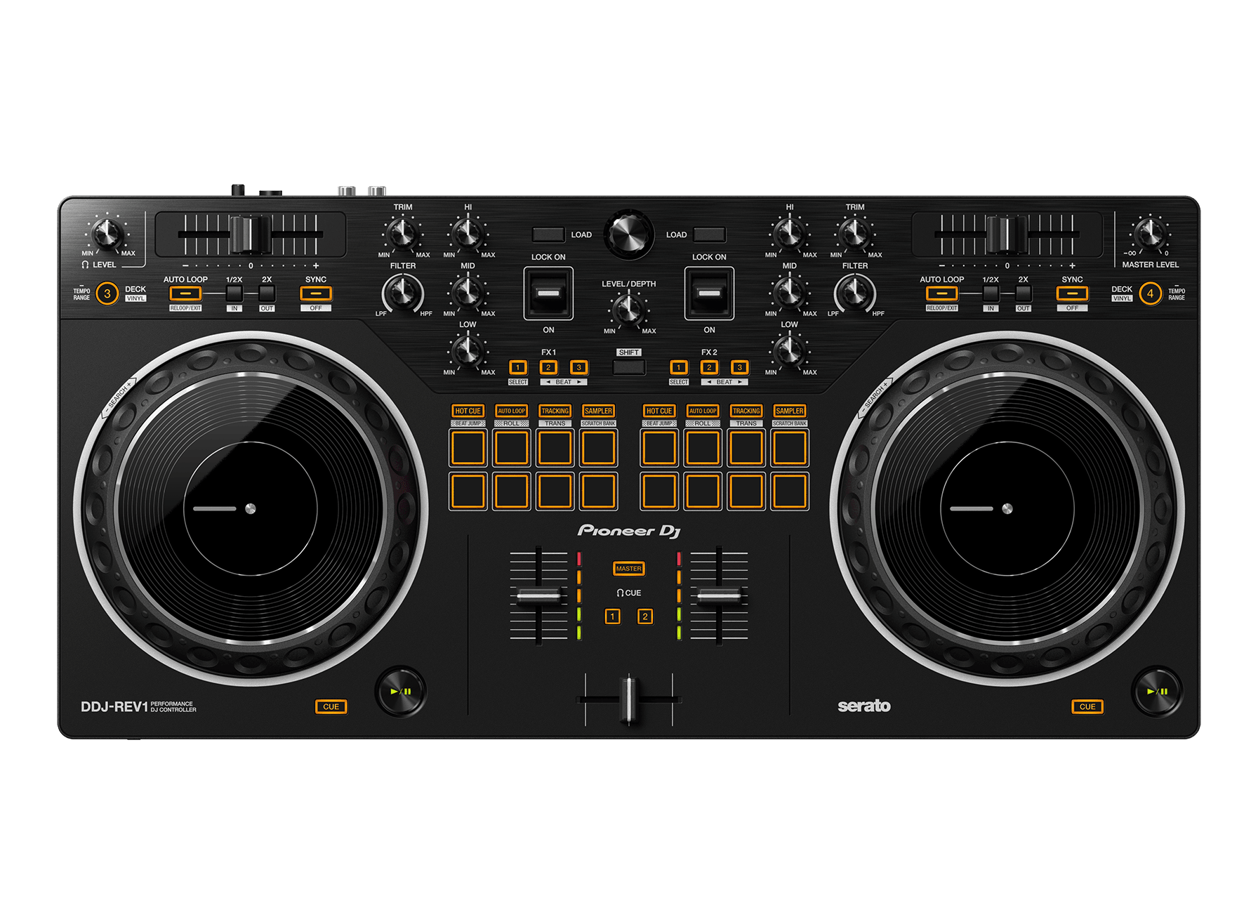Pioneer DJ DDJ‑REV1 — 2‑Channel Serato DJ Controller, Nairobi Delivery - ZAMAR AUDIO SOLUTIONS