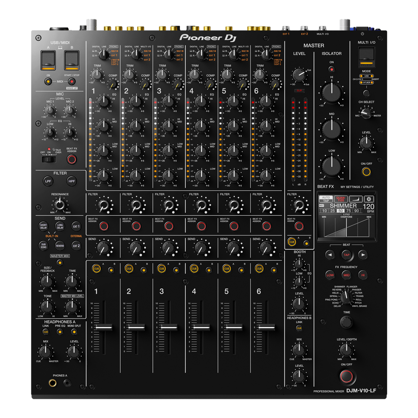 Pioneer DJM‑V10‑LF 6‑channel long‑fader professional DJ mixer — Kenya