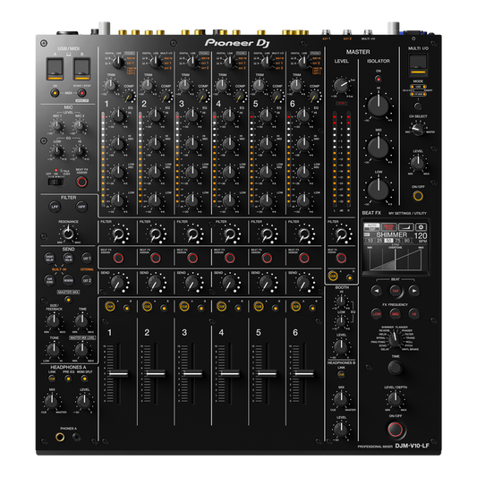 Pioneer DJM‑V10‑LF 6‑channel long‑fader professional DJ mixer — Kenya