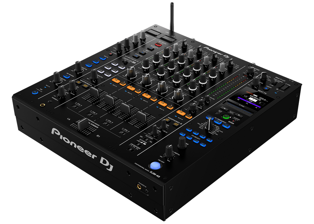 Pioneer DJM-A9 DJ mixer MAGVEL FADER PRO crossfader close-up