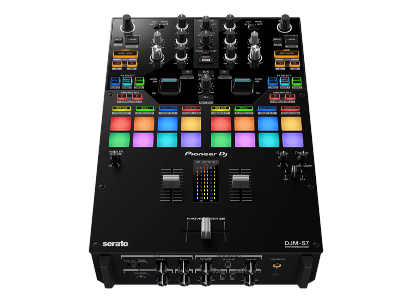 Pioneer DJM‑S7 — 2‑Channel Scratch‑Style Battle Mixer with Bluetooth - ZAMAR AUDIO SOLUTIONS