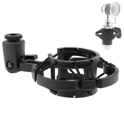 Plastic Recording Studio Shock Mount – Clip Spider Design for Condenser Microphones (44mm - 48mm), Noise Reduction, and Durability - ZAMAR AUDIO SOLUTIONS