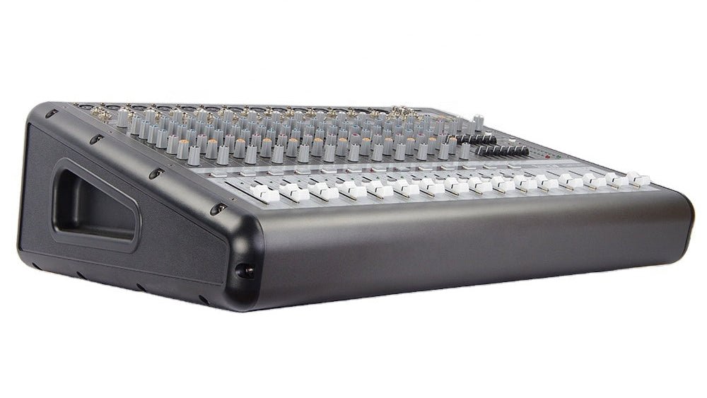 PMR-1260 powered mixer 12 channel Nairobi — side angle