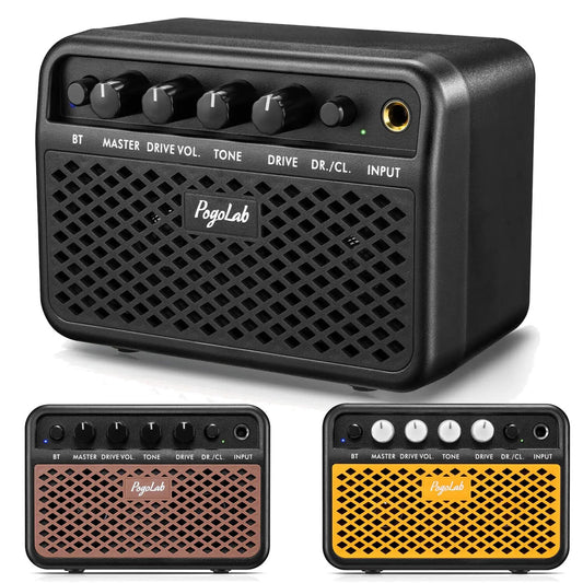 POGOLAB Wireless Bluetooth Speaker – 5W Portable Guitar Amp with Dual Channels, Rechargeable for Daily Practice and Jam Sessions - ZAMAR AUDIO SOLUTIONS