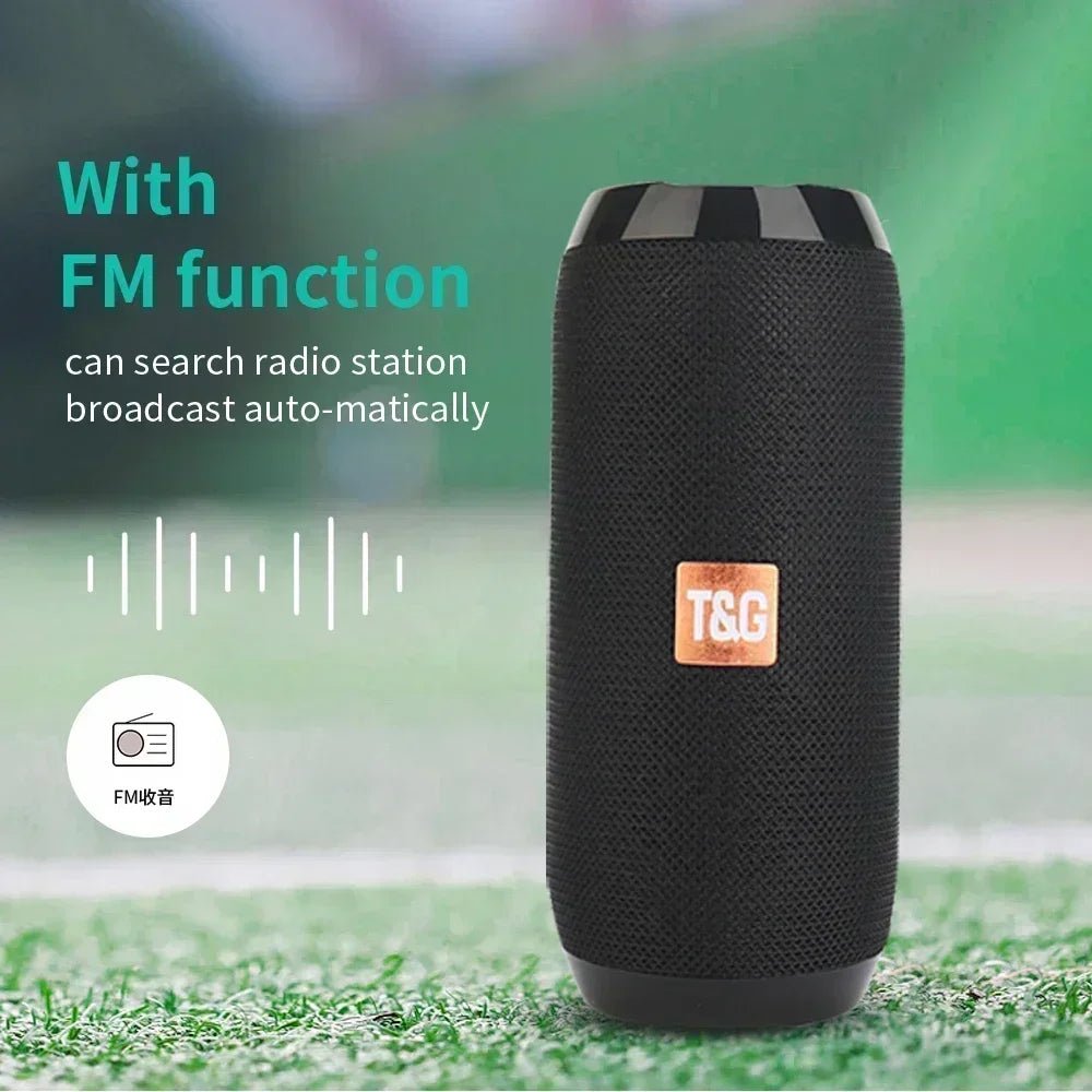 Portable Speaker Wireless Bluetooth - compatible Subwoofer Outdoor Waterproof Loudspeaker Stereo Surround Support FM RadioTF - ZAMAR AUDIO SOLUTIONS