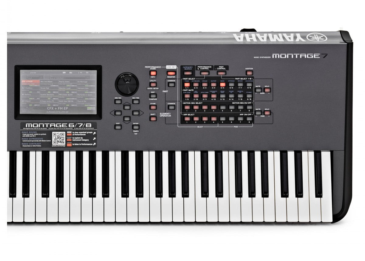 Yamaha Montage M7 — 76‑Key Flagship Synthesizer (Aftertouch)