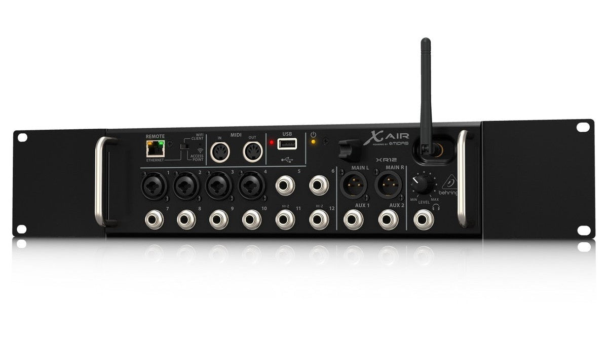 Behringer XR12 — 12‑Input Digital Mixer with Wi‑Fi Control