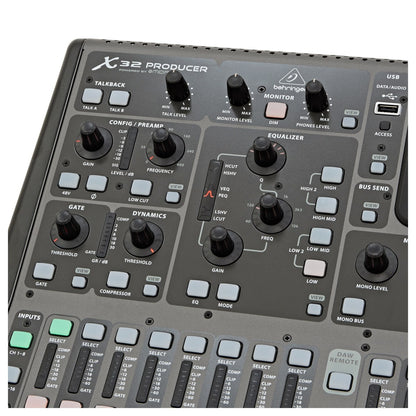 Behringer X32 PRODUCER — 40‑Input Digital Mixer with Motorized Faders