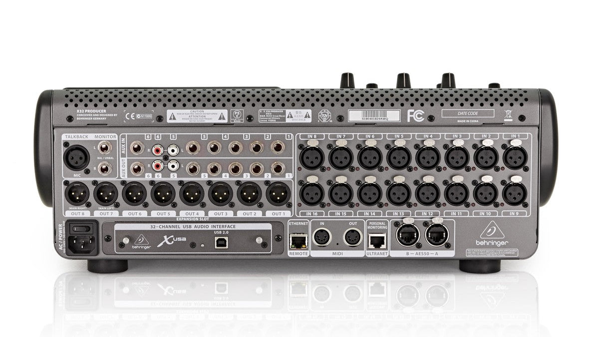 Behringer X32 PRODUCER — 40‑Input Digital Mixer with Motorized Faders