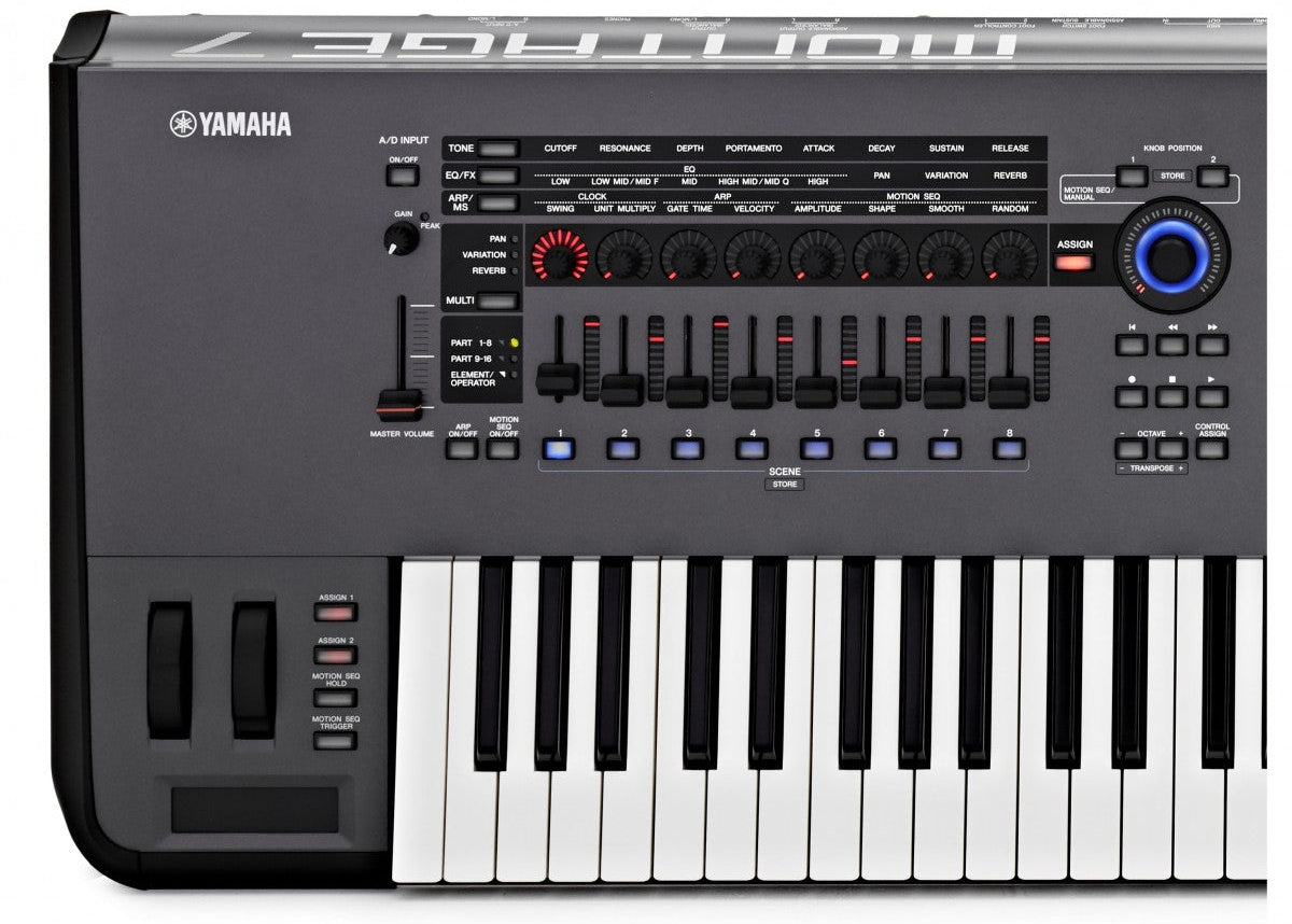 Yamaha Montage M7 — 76‑Key Flagship Synthesizer (Aftertouch)