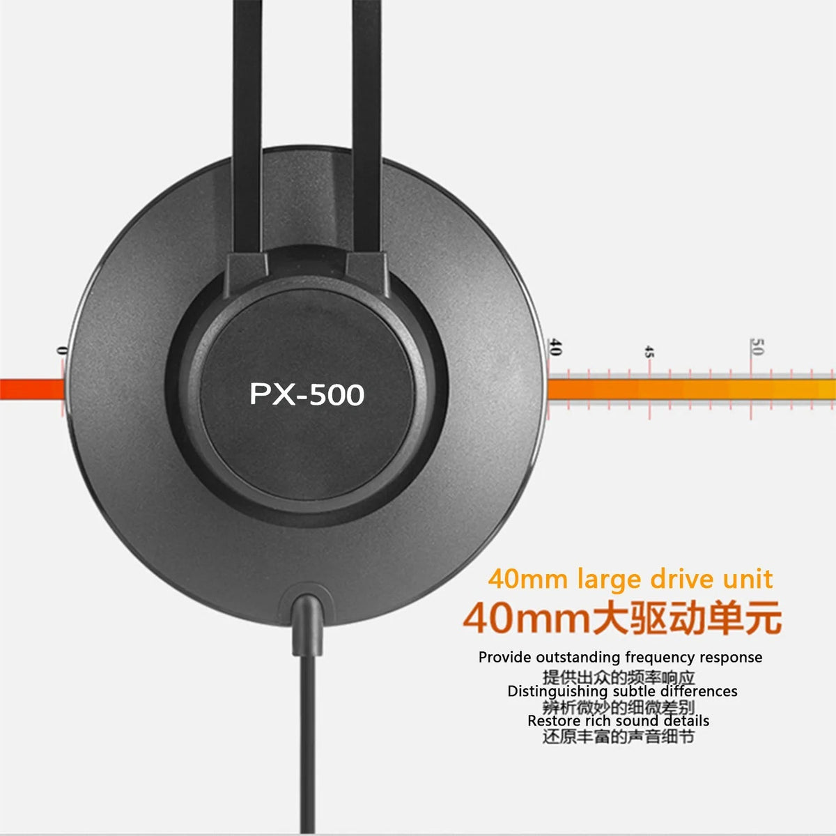 Professional Noise-Cancelling Studio Headphones with 3.5mm Jack