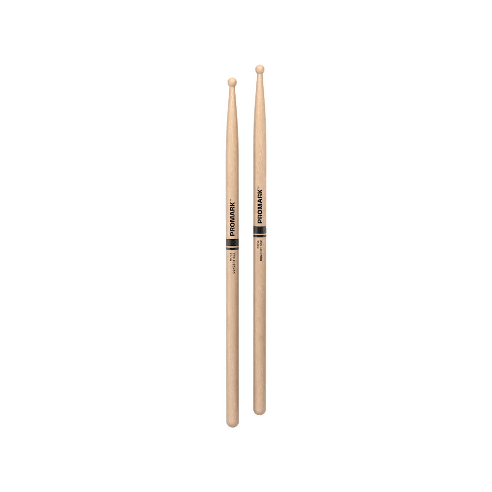 ProMark SD2W Bolero Kenya — full-length pair of drumsticks upright, Concert SD2 label visible