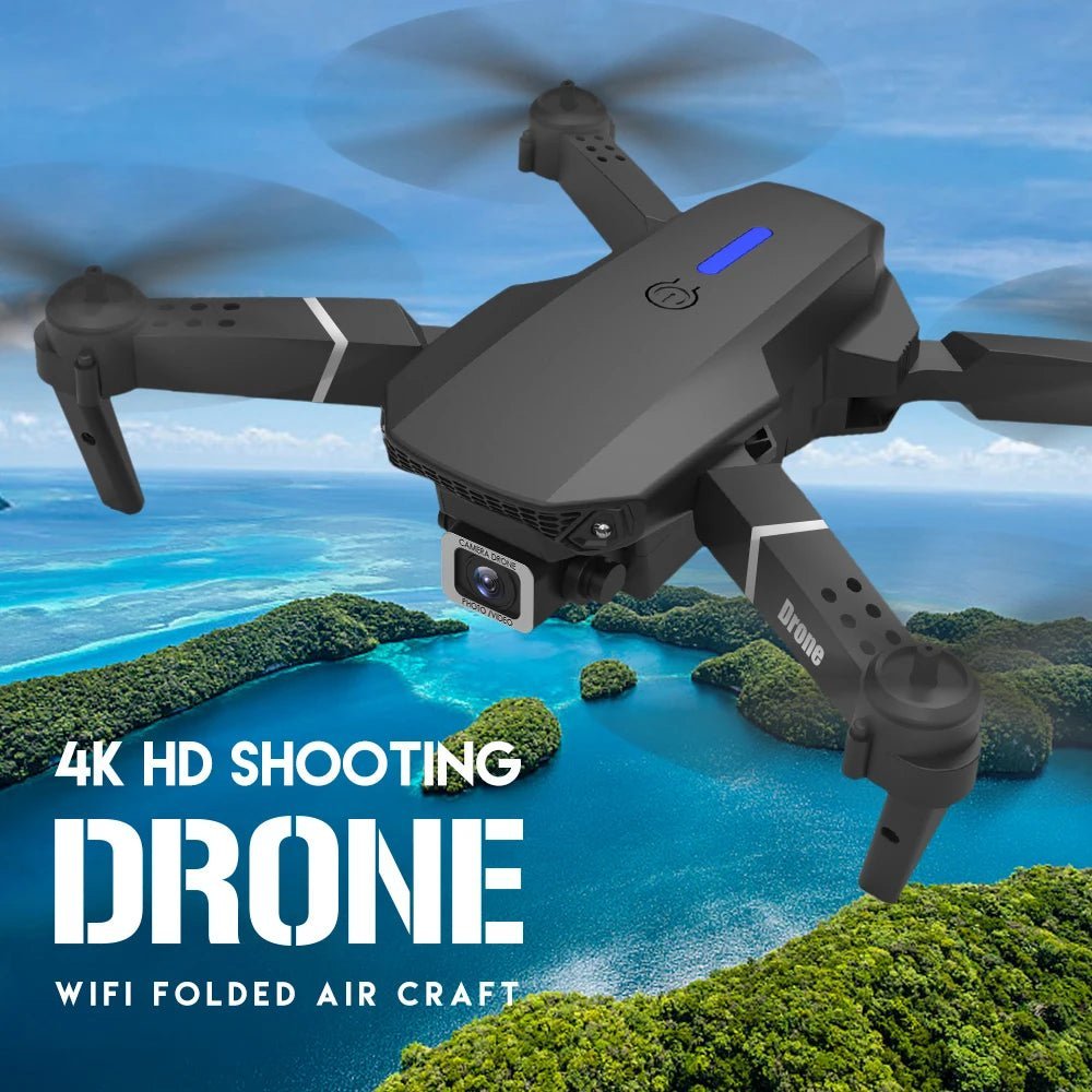 QJ 4K HD Camera Drone – 1080i/P Video, FPV Operation, and 50x Optical Zoom – Ideal for Aerial Photography and Video Recording - ZAMAR AUDIO SOLUTIONS