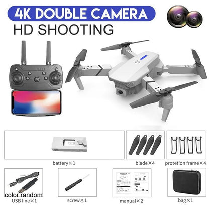 QJ 4K HD Camera Drone – 1080i/P Video, FPV Operation, and 50x Optical Zoom – Ideal for Aerial Photography and Video Recording - ZAMAR AUDIO SOLUTIONS