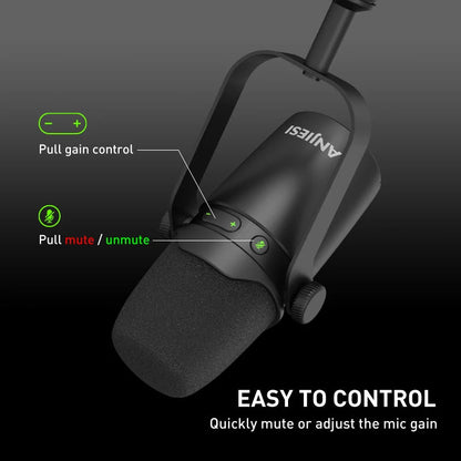RE7 USB and XLR Wired Dynamic Microphone – High - Frequency Response for Audio Vocal, Karaoke, Podcasting, and Studio Singing - ZAMAR AUDIO SOLUTIONS