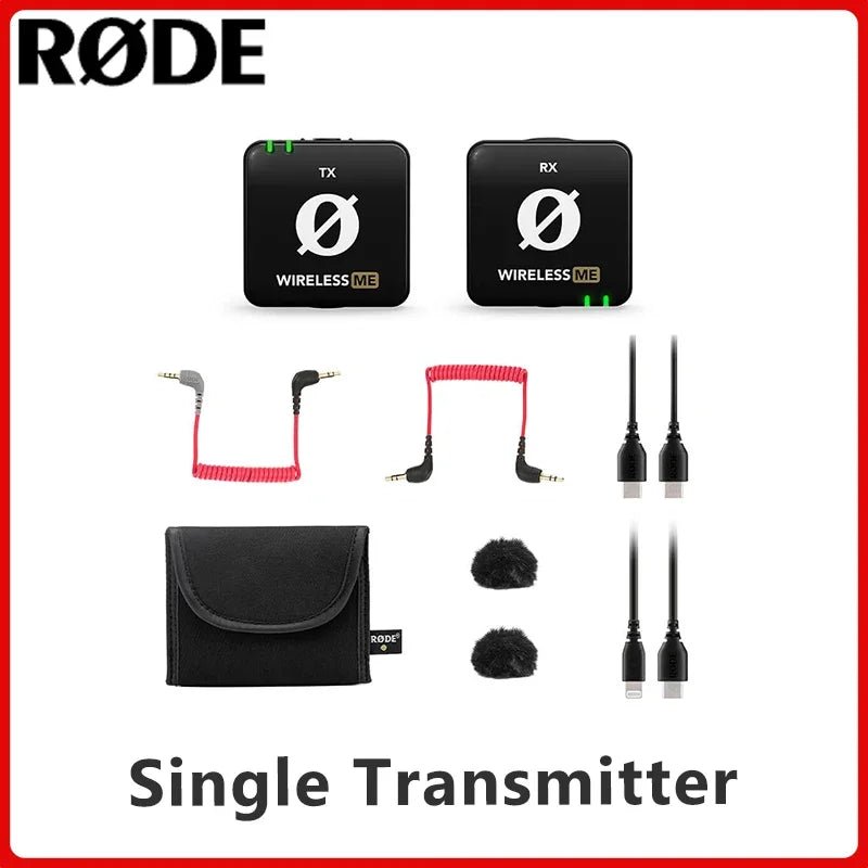 Rode Wireless ME Wireless Microphone System TX Ultra Compact GainAssist Technology and 100m Range for Video Recording Interview - ZAMAR AUDIO SOLUTIONS
