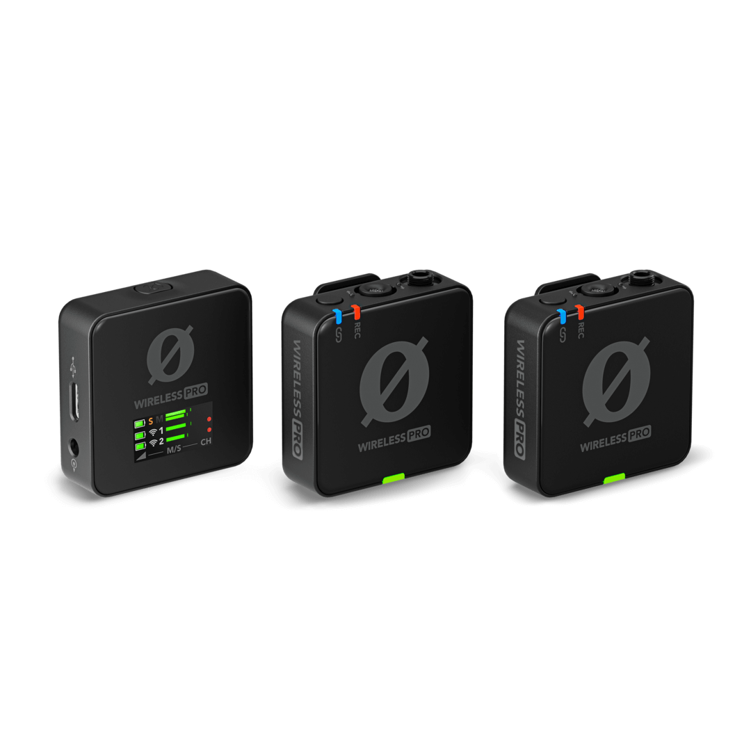 Rode Wireless PRO Microphone 2-person wireless system with 32-bit float recording
