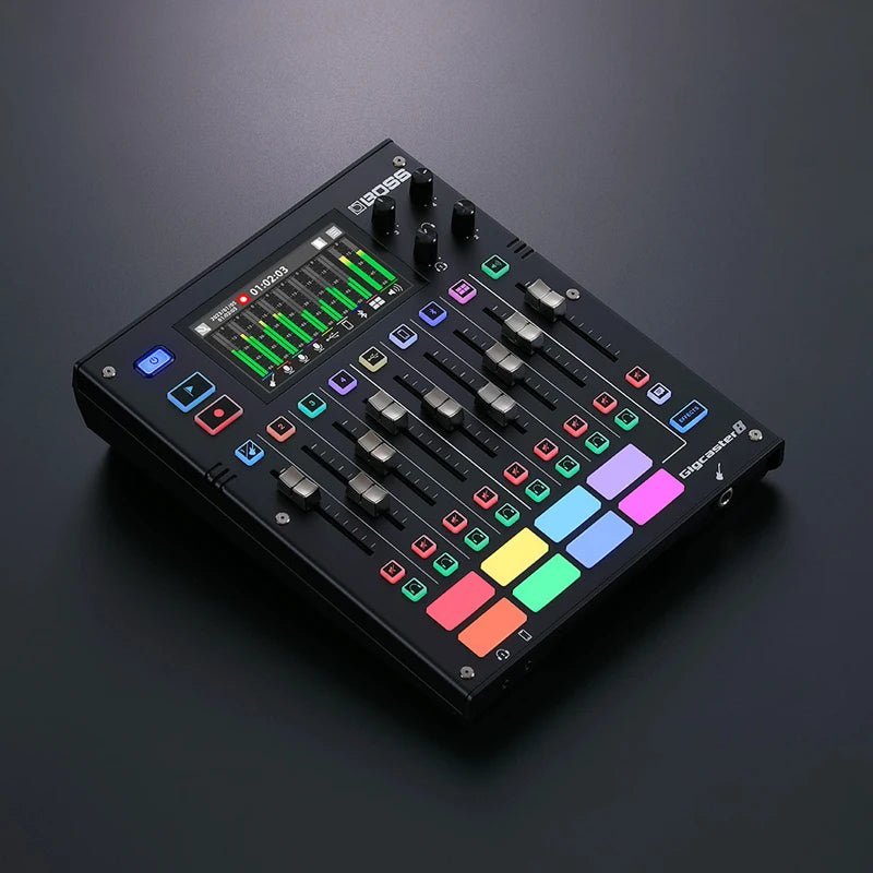 Roland Boss GCS-8 Gigcaster 8 Multifunctional Live Broadcast Mixing Station – 8-Channel Audio Mixer with Bluetooth and USB Interface for Musicians and Content Creators - ZAMAR AUDIO SOLUTIONS
