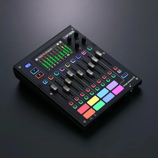 Roland Boss GCS-8 Gigcaster 8 Multifunctional Live Broadcast Mixing Station – 8-Channel Audio Mixer with Bluetooth and USB Interface for Musicians and Content Creators - ZAMAR AUDIO SOLUTIONS
