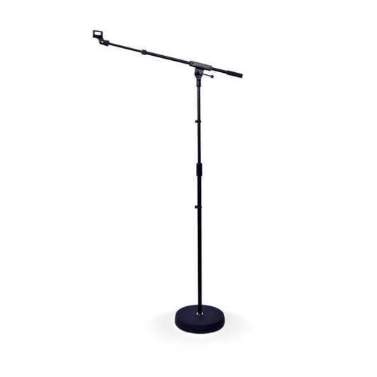 Round Base Mic Stand – Stable, Durable, and Adjustable Microphone Support - ZAMAR AUDIO SOLUTIONS