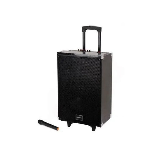 TAGWOOD LTS-15A Outdoor Trolley Speaker – 15″ 1500 W PMPO/50 W RMS Bluetooth Karaoke System