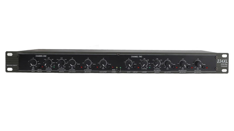 dbx 234XL Stereo 2/3‑Way Crossover — XLR Balanced, 24dB Linkwitz‑Riley Filters, Nairobi Delivery
