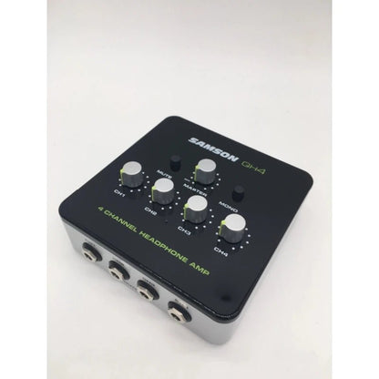 Samson QH4 4-Channel Stereo Headphone Distribution Amplifier – Four Independent 1/4" Stereo Headphone Channels with Volume Control - ZAMAR AUDIO SOLUTIONS