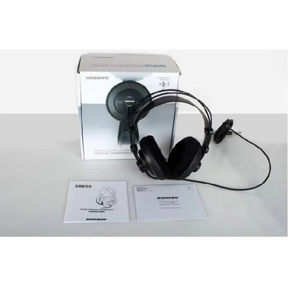 SAMSON SR850 Studio Reference Monitor Headphones – Semi-Open Dynamic Headset for Recording, Monitoring, Music & Gaming - ZAMAR AUDIO SOLUTIONS