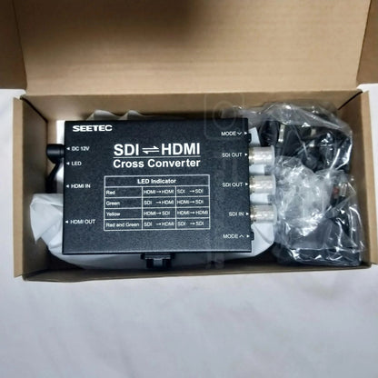 Seetec SDI HDMI-compatible Cross Converter SCH – Complies with SMPTE 424M and SMPTE 292M Standards - ZAMAR AUDIO SOLUTIONS