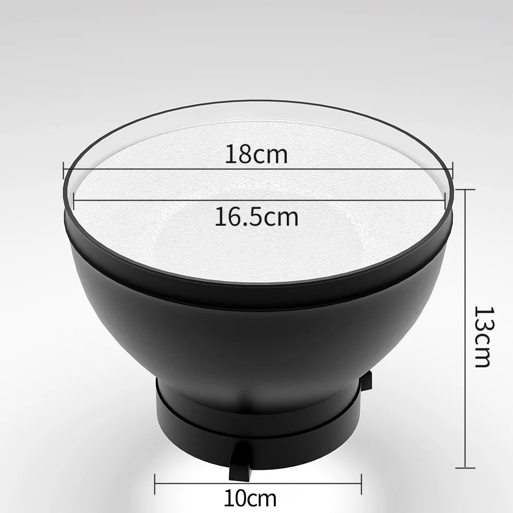SH Bowens Monut Cover 18cm 7inch Standard Softbox – Photography Accessory, Round Light Box, Flash Lighting Shield, Photo Studio Kits - ZAMAR AUDIO SOLUTIONS