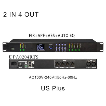 ShennDare DPA0408RTS 4 In 8 Out Professional Stage Digital Audio Processor – 32Bit DSP with FIR AES Input/Output and AUTO EQ - ZAMAR AUDIO SOLUTIONS