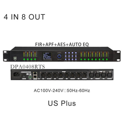 ShennDare DPA0408RTS 4 In 8 Out Professional Stage Digital Audio Processor – 32Bit DSP with FIR AES Input/Output and AUTO EQ - ZAMAR AUDIO SOLUTIONS