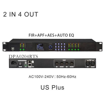 ShennDare DPA0408RTS 4 In 8 Out Professional Stage Digital Audio Processor – 32Bit DSP with FIR AES Input/Output and AUTO EQ - ZAMAR AUDIO SOLUTIONS