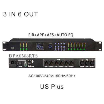 ShennDare DPA0408RTS 4 In 8 Out Professional Stage Digital Audio Processor – 32Bit DSP with FIR AES Input/Output and AUTO EQ - ZAMAR AUDIO SOLUTIONS