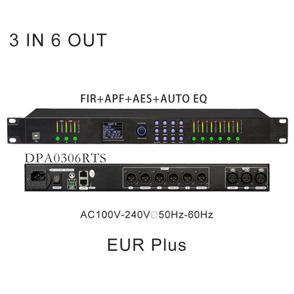 ShennDare DPA0408RTS 4 In 8 Out Professional Stage Digital Audio Processor – 32Bit DSP with FIR AES Input/Output and AUTO EQ - ZAMAR AUDIO SOLUTIONS